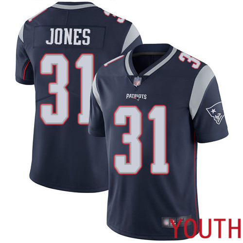 New England Patriots Football #31 Vapor Limited Navy Blue Youth Jonathan Jones Home NFL Jersey->women nfl jersey->Women Jersey